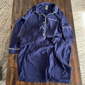 Women's Super-Soft Shrink-Free Pajama Set, Button-Front - Size Small